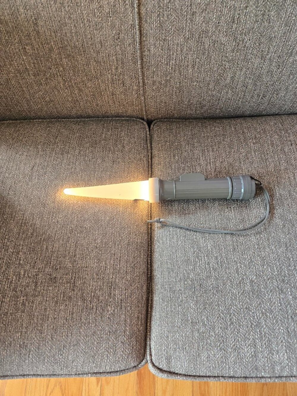 Vintage Fulton M993/U Gray Signaling Flashlight